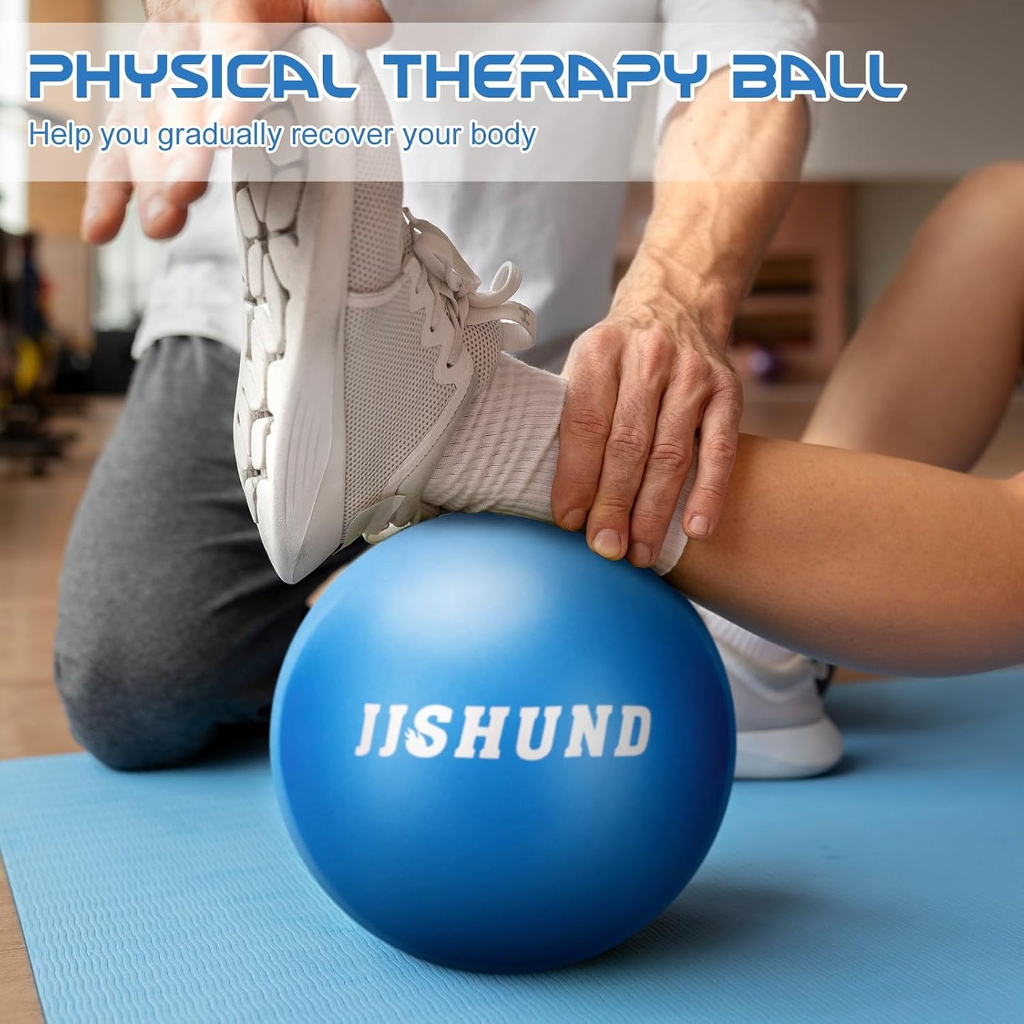 9" Pilates Ball for Yoga, Home Gym Workouts & Core Training – Includes Exercise Guide for Balance, Stability & Flexibility Development.