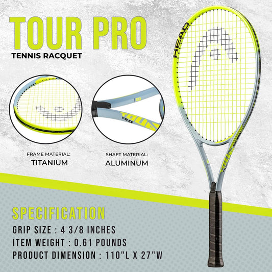 Head Ti.S6 Tennis Racket - Lightweight and Durable.