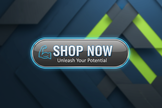 Shop Now button graphic with modern design
