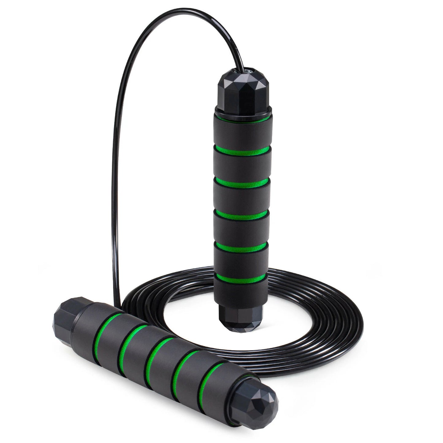 Adjustable Gym Jump Rope - Ball Bearing Speed Rope for Boxing & Aerobic Fitness