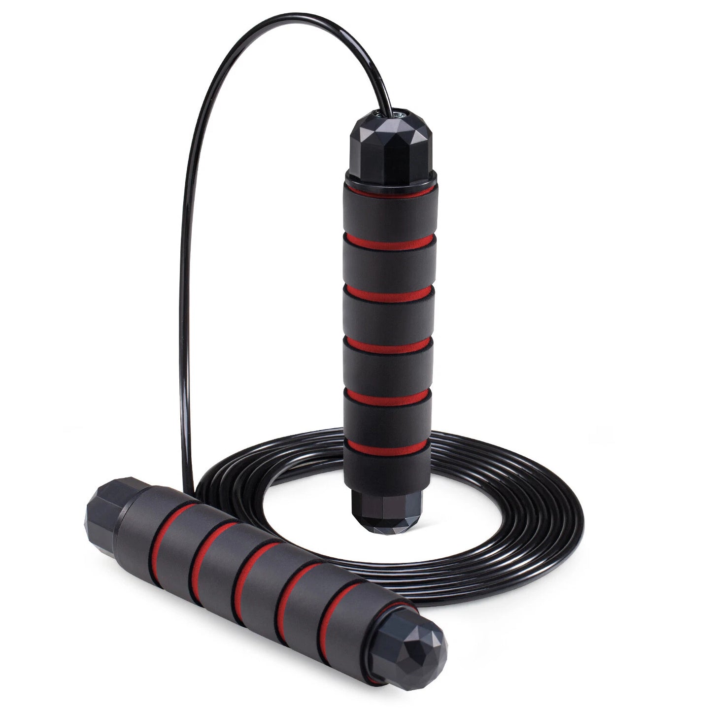 Adjustable Gym Jump Rope - Ball Bearing Speed Rope for Boxing & Aerobic Fitness