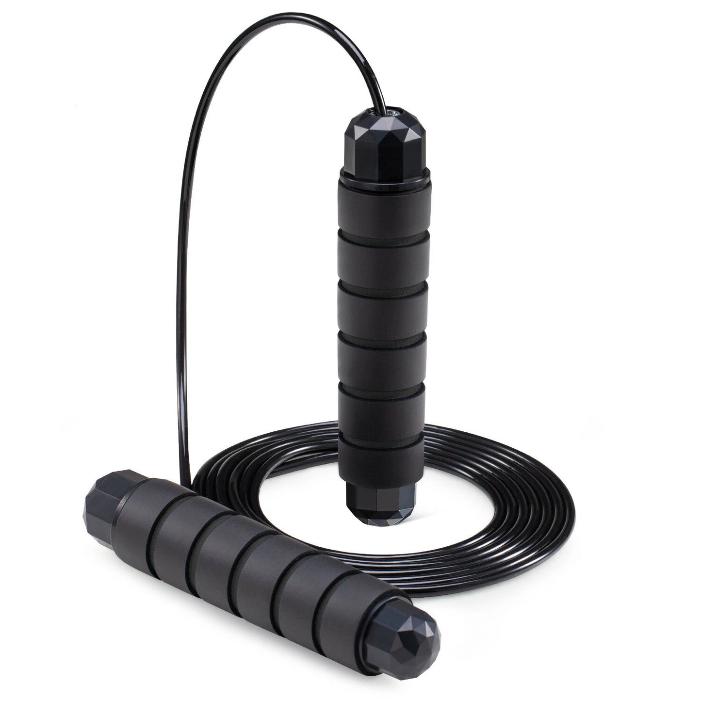 Adjustable Gym Jump Rope - Ball Bearing Speed Rope for Boxing & Aerobic Fitness